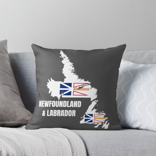 Item preview, Newfoundland and Labrador Flag Map, NL, Canada designed and sold by marosharaf.