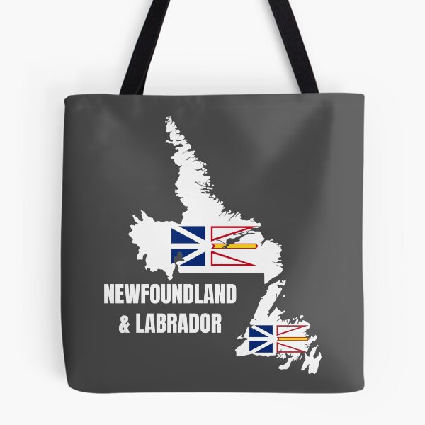 Item preview, Newfoundland and Labrador Flag Map, NL, Canada designed and sold by marosharaf.
