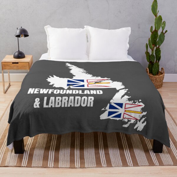 Item preview, Newfoundland and Labrador Flag Map, NL, Canada designed and sold by marosharaf.