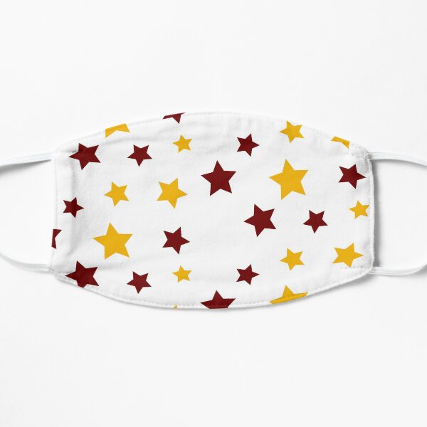 Maroon and Gold Stars Mask