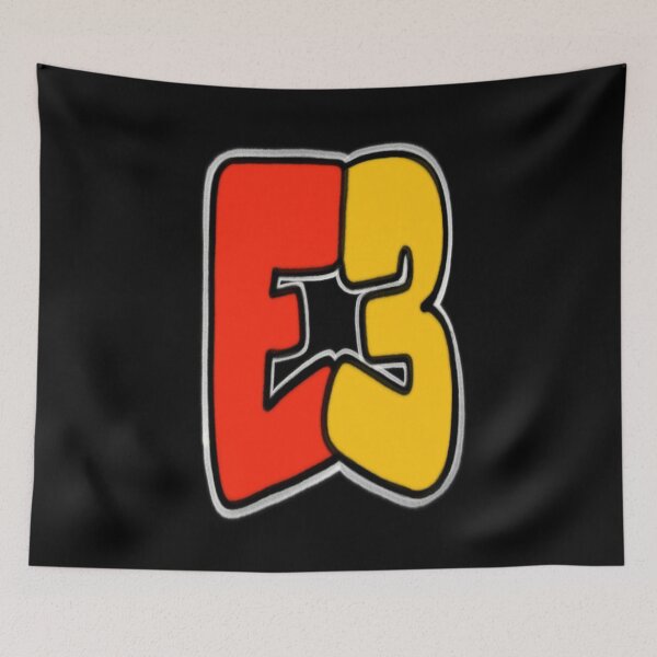 Artikelvorschau, E3 2019 Logo T-Shirts (sauberer Stil) - Brazz entworfen und verkauft von Brazz Official.