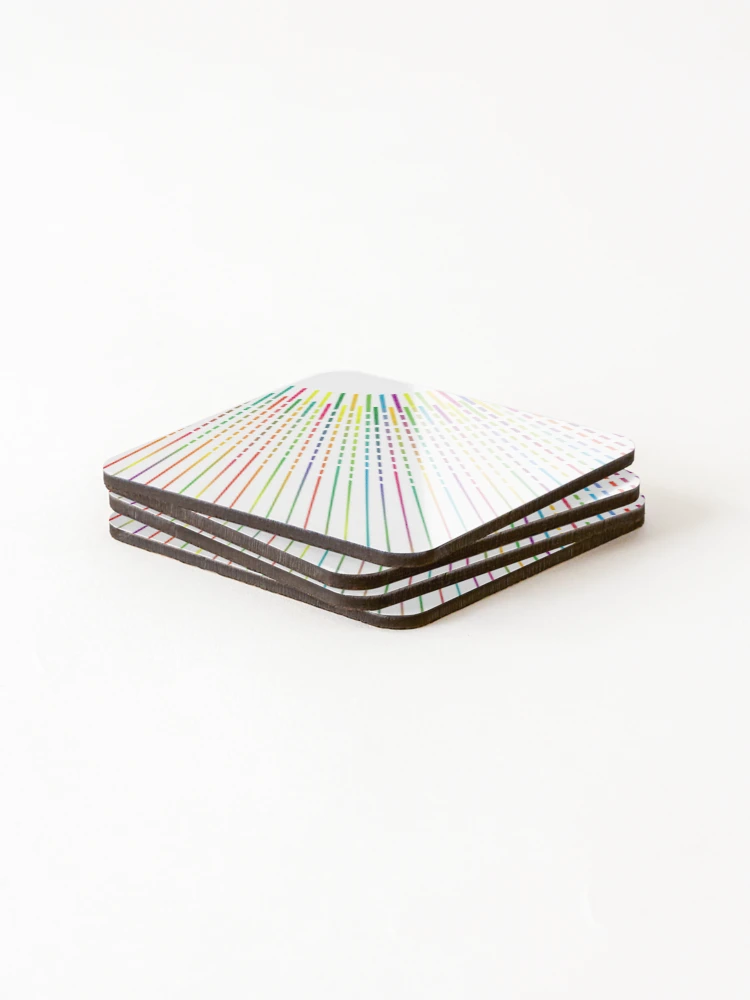 Thumbnail 4 of 5, Coasters (Set of 4), Sun Rays designed and sold by CroDesign.