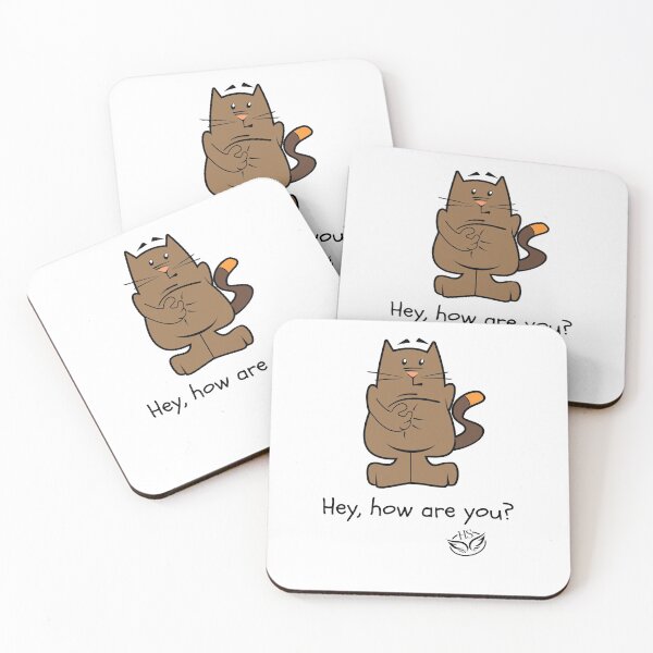 Item preview, Cat greeting designed and sold by happystorehs.