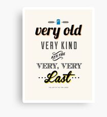 The Last of the Time Lords Canvas Print