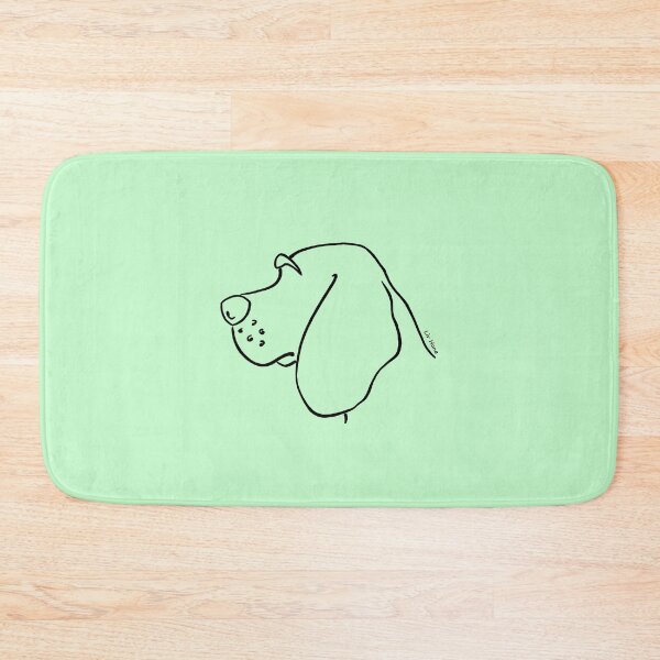 Item preview, Beagle silhouette outline designed and sold by LivHana.