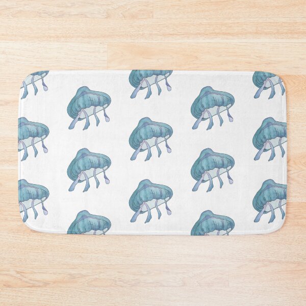 Item preview, Aqua Bubble Jelly on White designed and sold by FEM-creative.