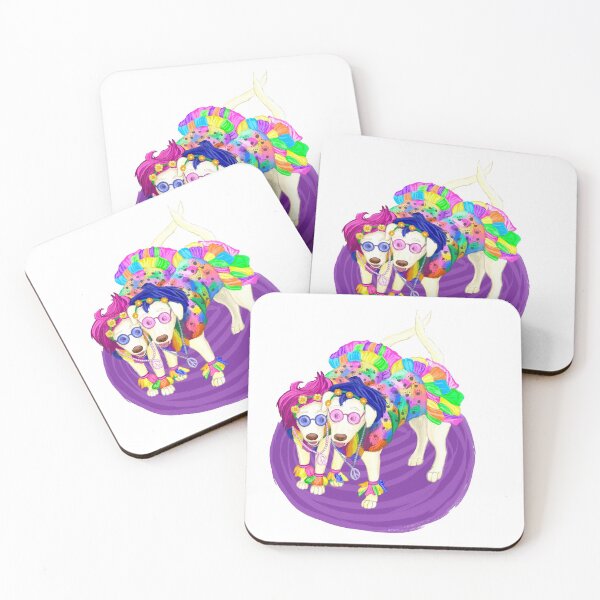 Item preview, Hippie Labrador Retrievers designed and sold by the-artsy-park.