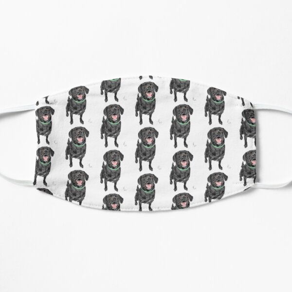 Sweet Black Labrador Retriever Mask
