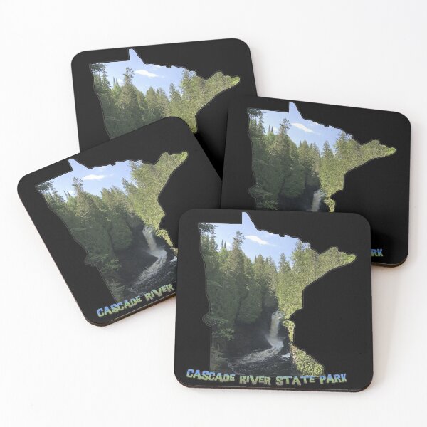 Item preview, Minnesota State Outline (Cascade River State Park) designed and sold by gorff.