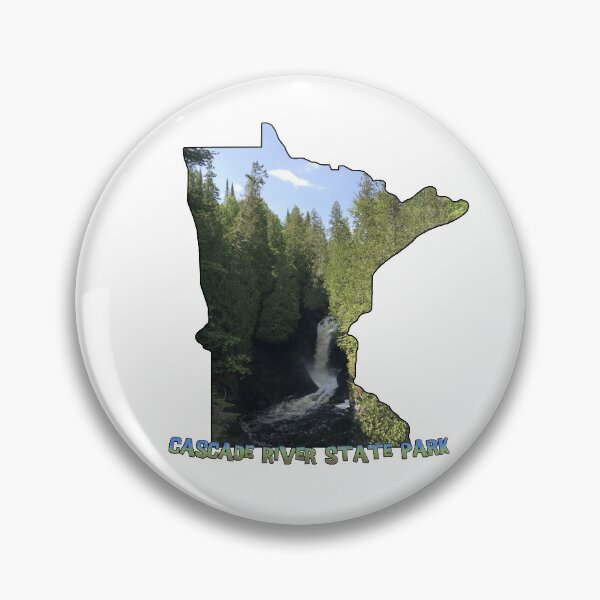 Item preview, Minnesota State Outline (Cascade River State Park) designed and sold by gorff.