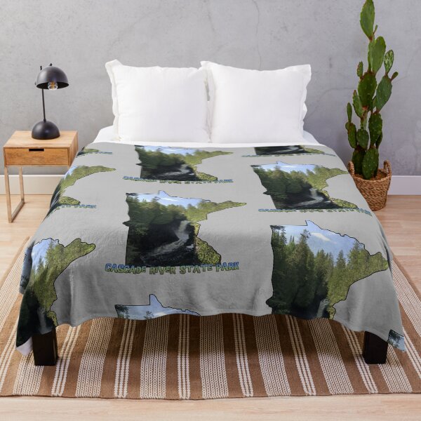 Item preview, Minnesota State Outline (Cascade River State Park) designed and sold by gorff.