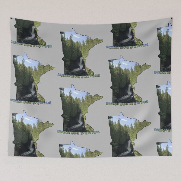 Item preview, Minnesota State Outline (Cascade River State Park) designed and sold by gorff.