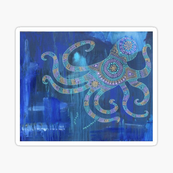 Octopus Mandala Sticker