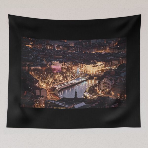 Item preview, Bilbao at night designed and sold by MarioGuti.