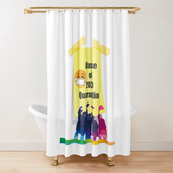 Quarantine separation Shower Curtain