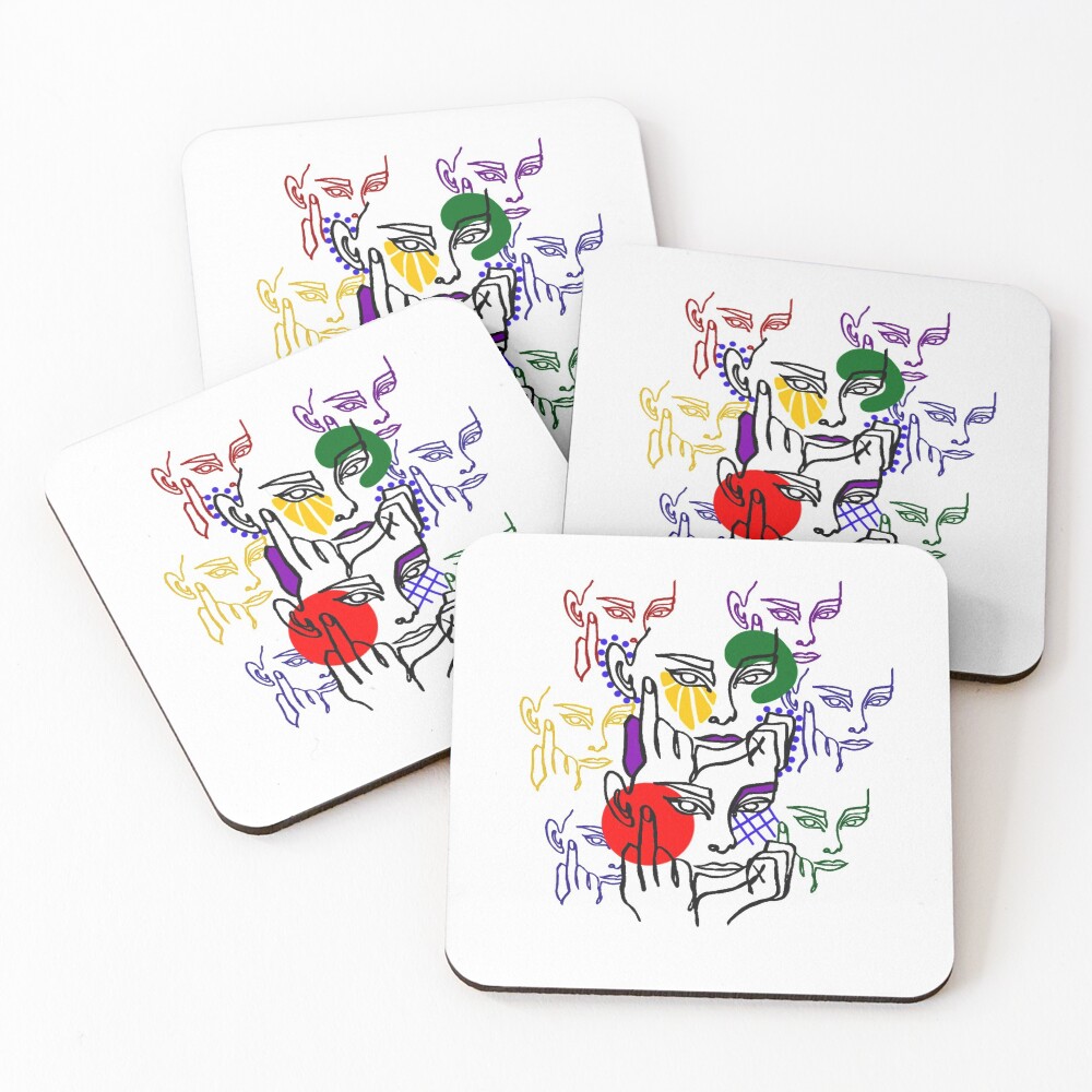 Item preview, Coasters (Set of 4) designed and sold by MoBarrett.