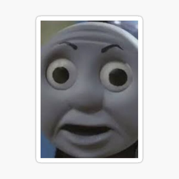 Thomas the train meme Sticker