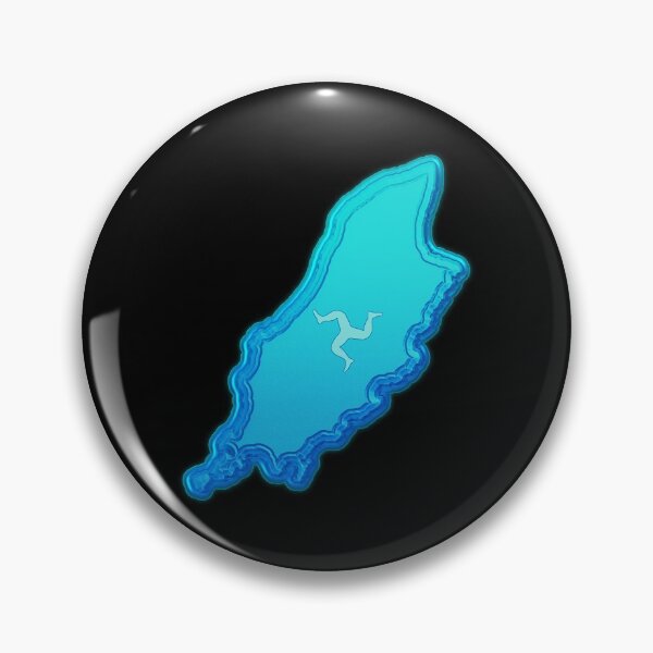 Item preview, Neon Blue Isle of Man designed and sold by IBMClothing.