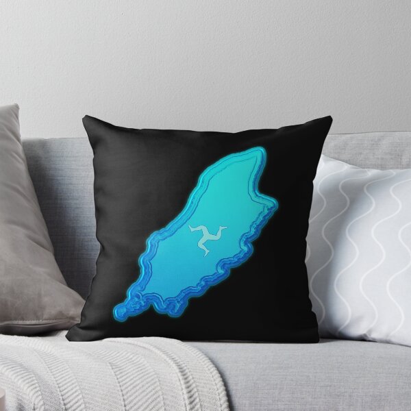 Artikelvorschau, Neonblaue Insel des Mannes entworfen und verkauft von IBMClothing.