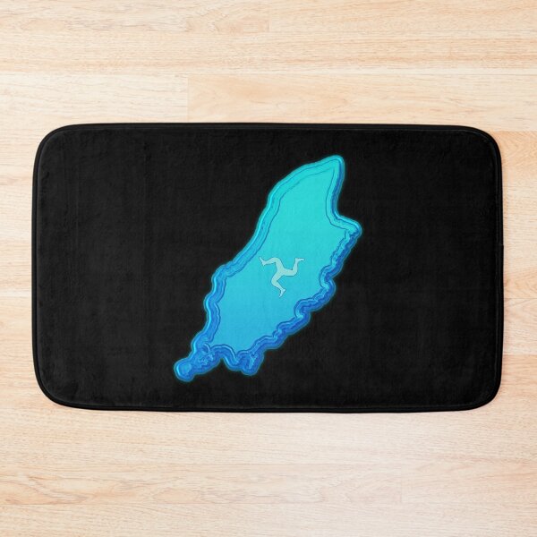 Item preview, Neon Blue Isle of Man designed and sold by IBMClothing.