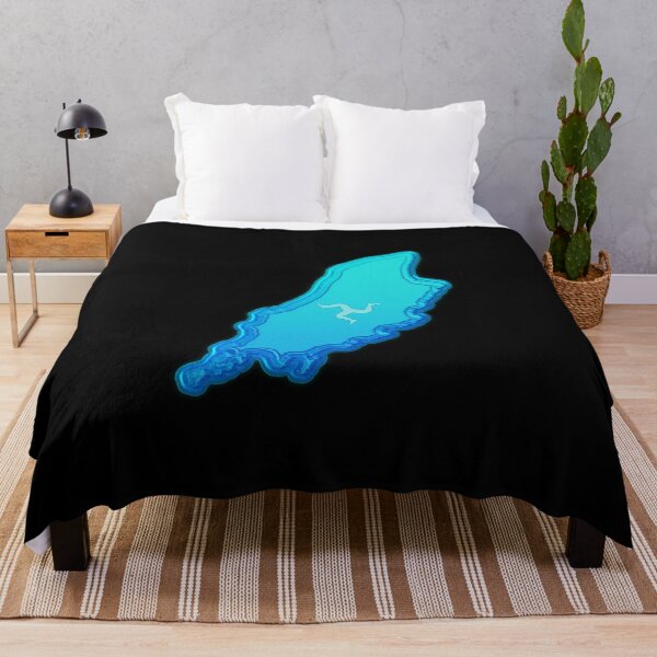 Item preview, Neon Blue Isle of Man designed and sold by IBMClothing.