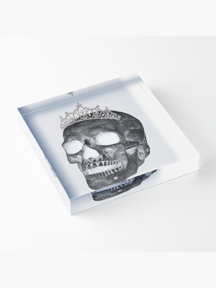 Thumbnail 3 of 5, Acrylic Block, Dark Skull Princess designed and sold by Andrew Alcock.