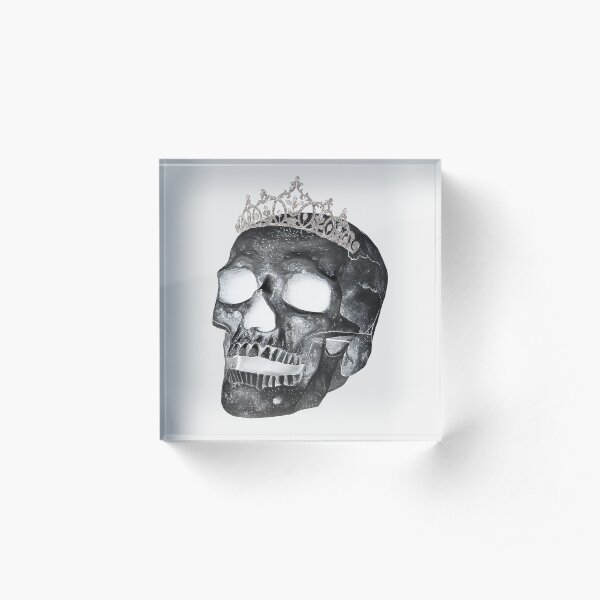 Dark Skull Princess Acrylic Block