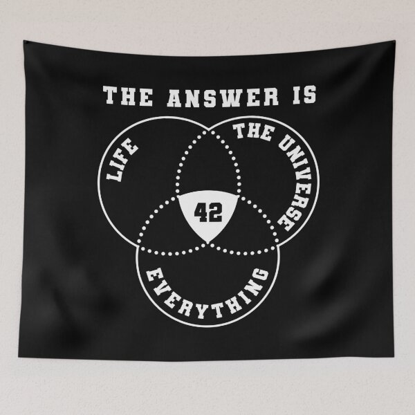 Item preview, The answer is 42 designed and sold by tonstan.