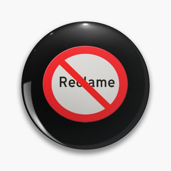 Item preview, Verkeersbord - geen reclame.  designed and sold by funkyworm.