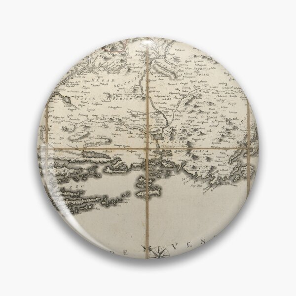 Item preview, Map of Dalmatia, Croatia Coast & Islands (1780) designed and sold by allhistory.