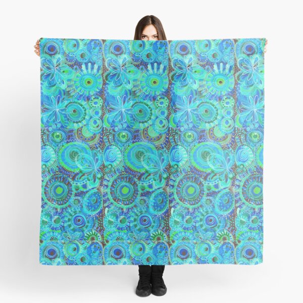 Teal Party Scarf