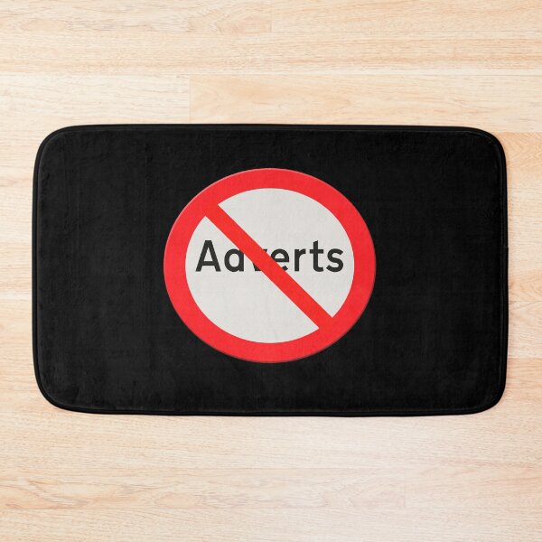 Item preview, Road sign - No adverts.  designed and sold by funkyworm.