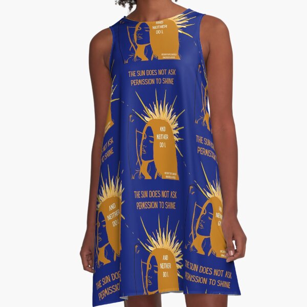 Inspirational Quotes Women Empowerment A-Line Dress