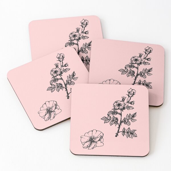 Item preview, Wild Rose Botanical Drawing designed and sold by asleepyfairy.