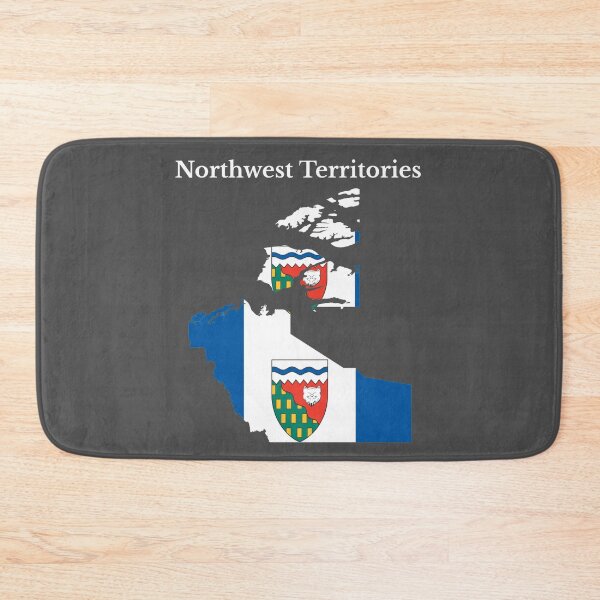 Item preview, Northwest Territories Flag Map, NT, Canada designed and sold by marosharaf.