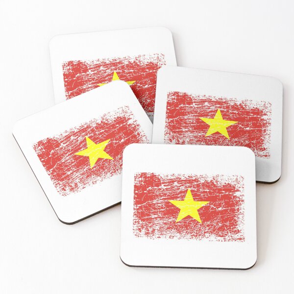 Item preview, Vietnam Vietnamese flag flag used look designed and sold by GeogDesigns.