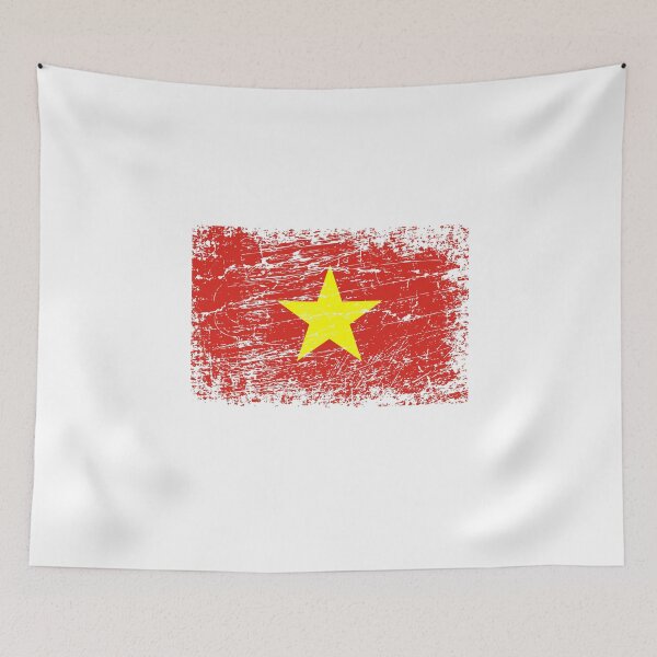 Item preview, Vietnam Vietnamese flag flag used look designed and sold by GeogDesigns.