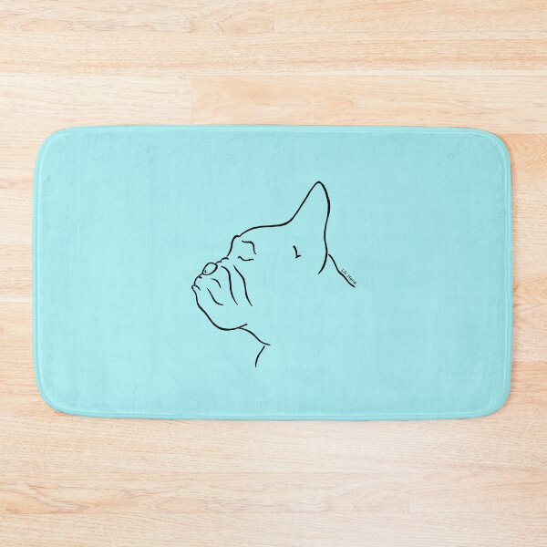 Item preview, French Bulldog silhouette outline designed and sold by LivHana.