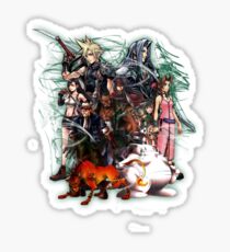 Final Fantasy VII - Collage Sticker