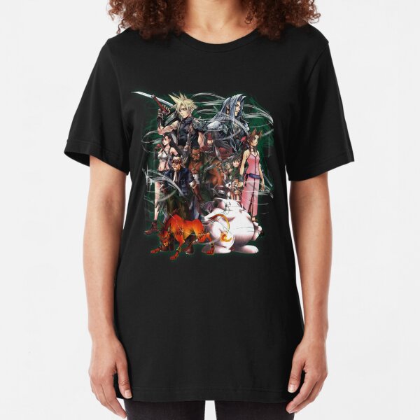 Final Fantasy VII - Collage Slim Fit T-Shirt