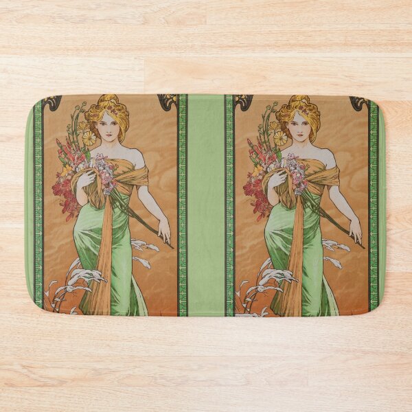Item preview, Alphonse Mucha (1860 – 1939) "The seasons: Spring" designed and sold by Alexandra Dahl.