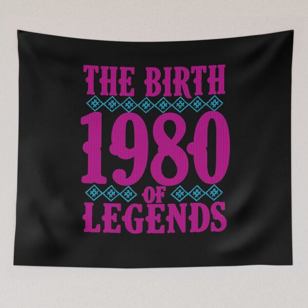 Item preview, Kopie von Kopie von Kopie von Kopie von Kopie von Kopie von Kopie von Born in 1980 - Present 40th birthday Vintage 1980 designed and sold by Dubbra.