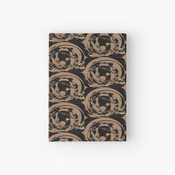 picturesque port at night Hardcover Journal