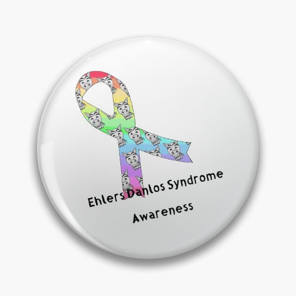 Item preview, EDS (Ehlers Danlos Syndrome) awareness ribbon designed and sold by sillybanana.