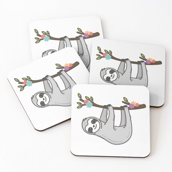 Item preview, Happy Sloth Pattern designed and sold by joywoods.