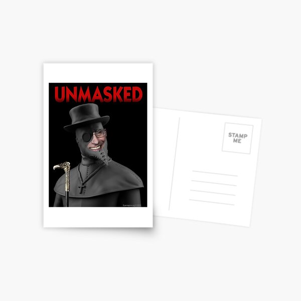Unmasked Postcard