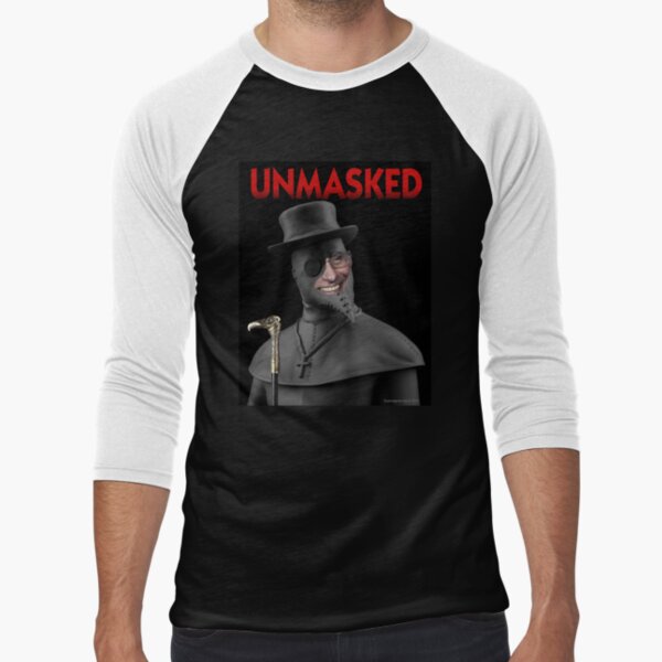 Unmasked Baseball ¾ Sleeve T-Shirt
