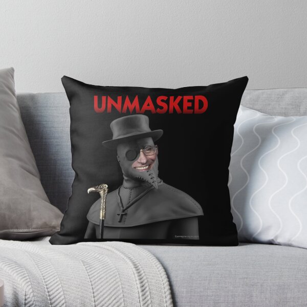 Unmasked Throw Pillow