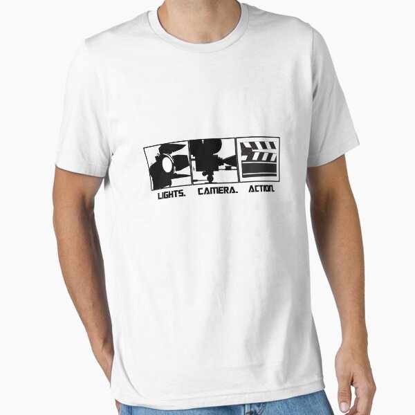 Item preview, Lights.Camera.Action. Movie Maker T-Shirt designed and sold by CroDesign.