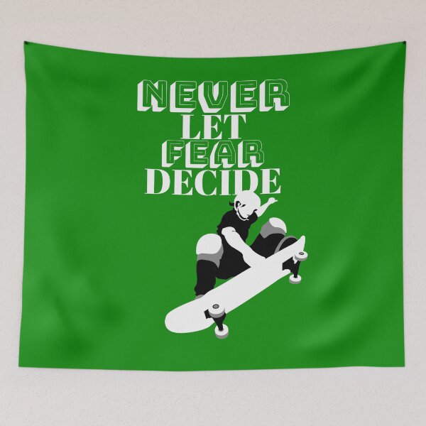Item preview, NEVER LET FEAR DECIDE designed and sold by Ethos Bubbles.